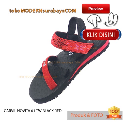 Sandal gunung anak perempuan sandal casual slide CARVIL NOVITA 01 TW