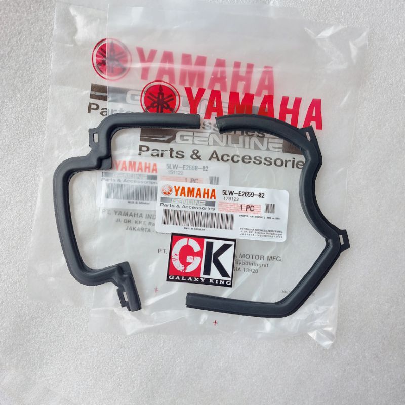 KARET DAMPER COVER TUTUP BLOK MESIN MIO SPORTY SMILE SOUL FINO KARBU NOUVO ORIGINAL