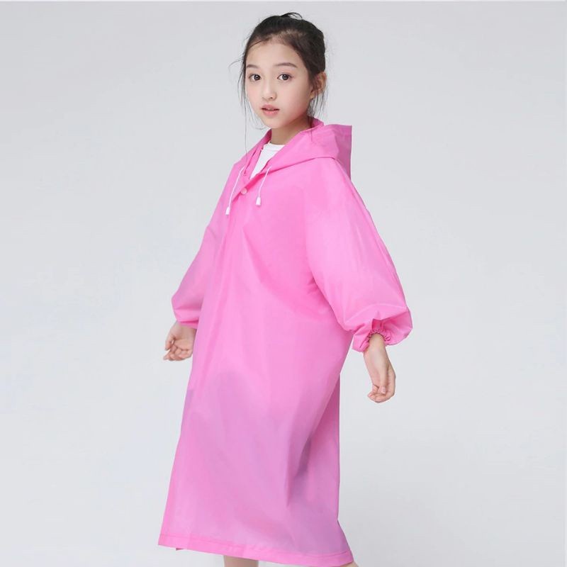 Jas hujan Anak Eva TC01 Ponco Polos Best Raincoat