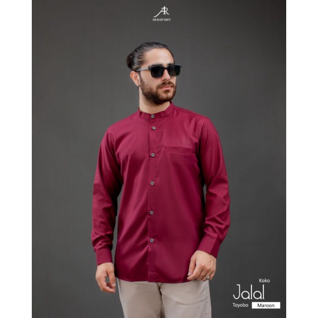 Atasan Pria Dewasa Koko Jalal√Koko lengan panjang By Hijab Arrafi