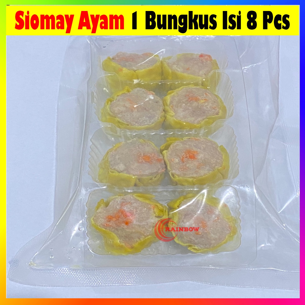 Jual Siomay Ayam 1 Bungkus Isi 8 Pcs Somay Ayam Chicken Flavour Makanan