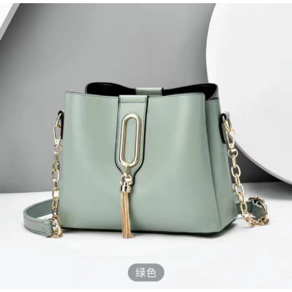 9191 TAS WANITA IMPORT SLEMPANG HANDBAG [1KG 2PC] PERFECT CORNER