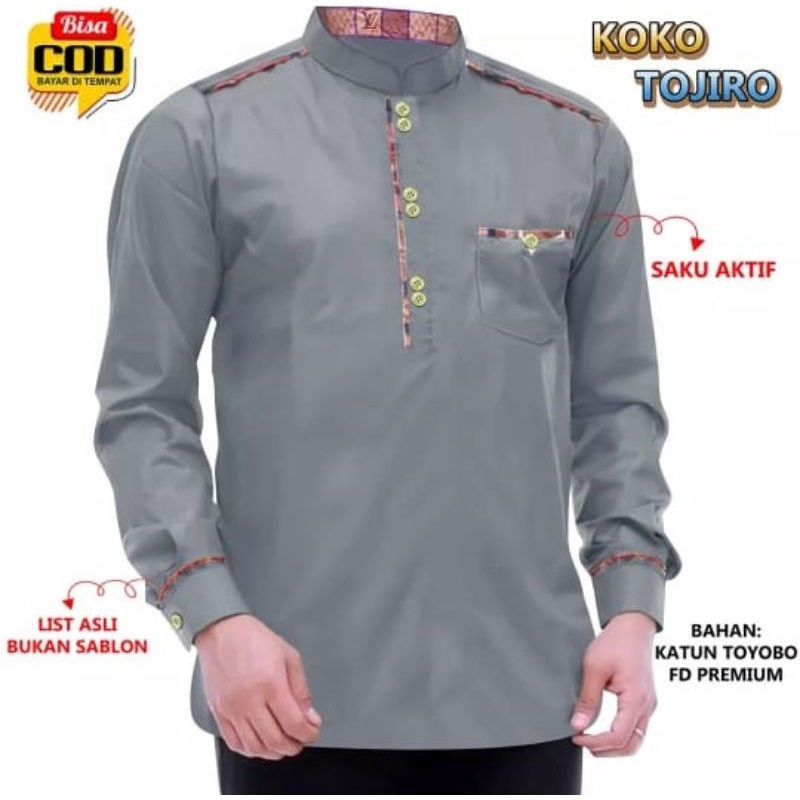 Baju Atasan Koko Pria Lengan Panjang KOKO CHEONGSAM IPMAN TERMURAH TERLARIS
