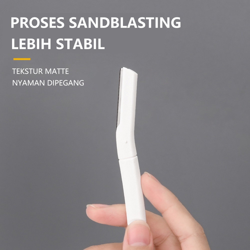 MAANGE Eyebrow Trimmer / Alat Pencukur Alis Isi 3pcs Pisau Alis / Alat Pencukur Alis 1253