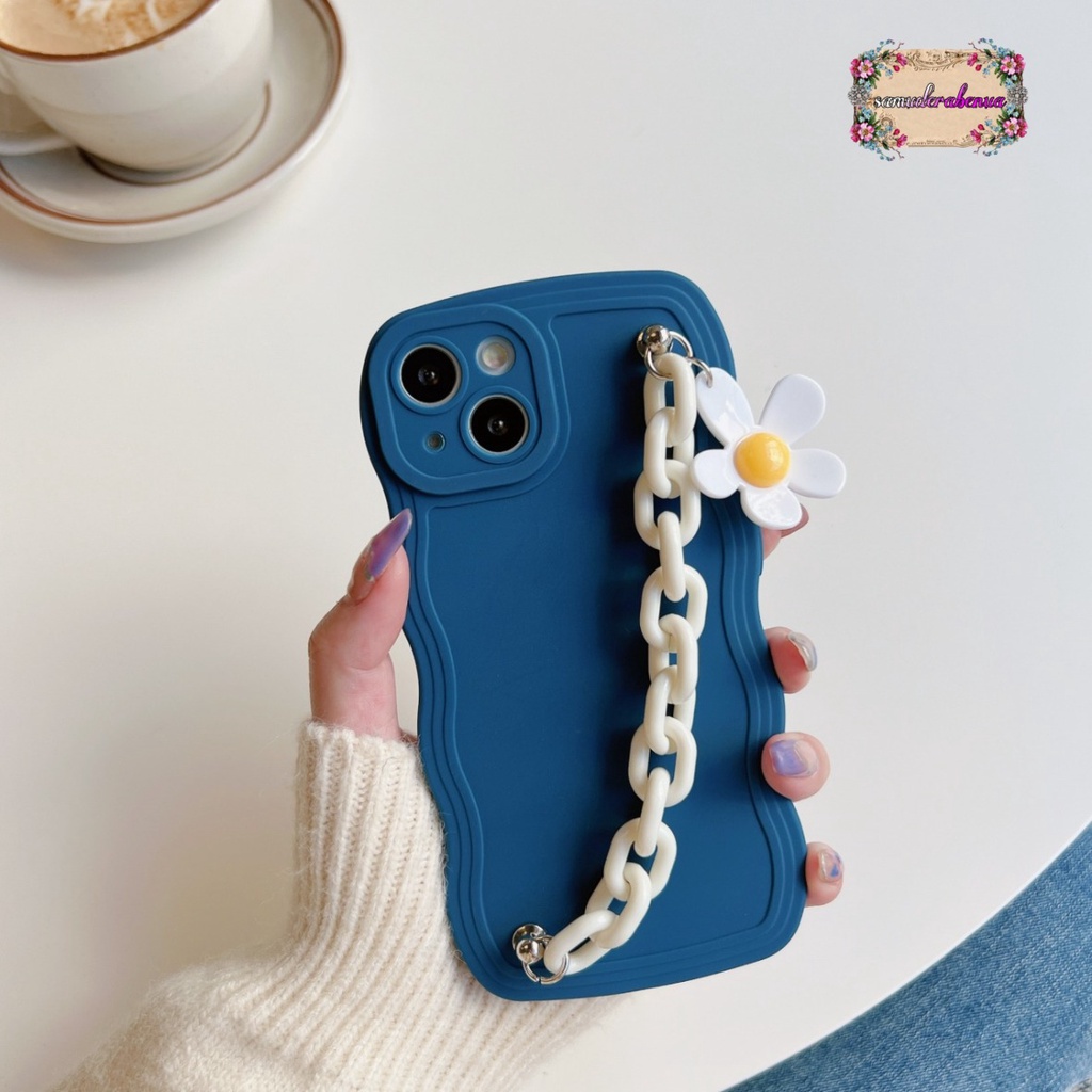 SOFTCASE WAVY WAVE GELOMBANG WARNA RANTAI FOR REALME C30 C31 C33 C35 NARZO 50I 50A PRIME V23 SB4593