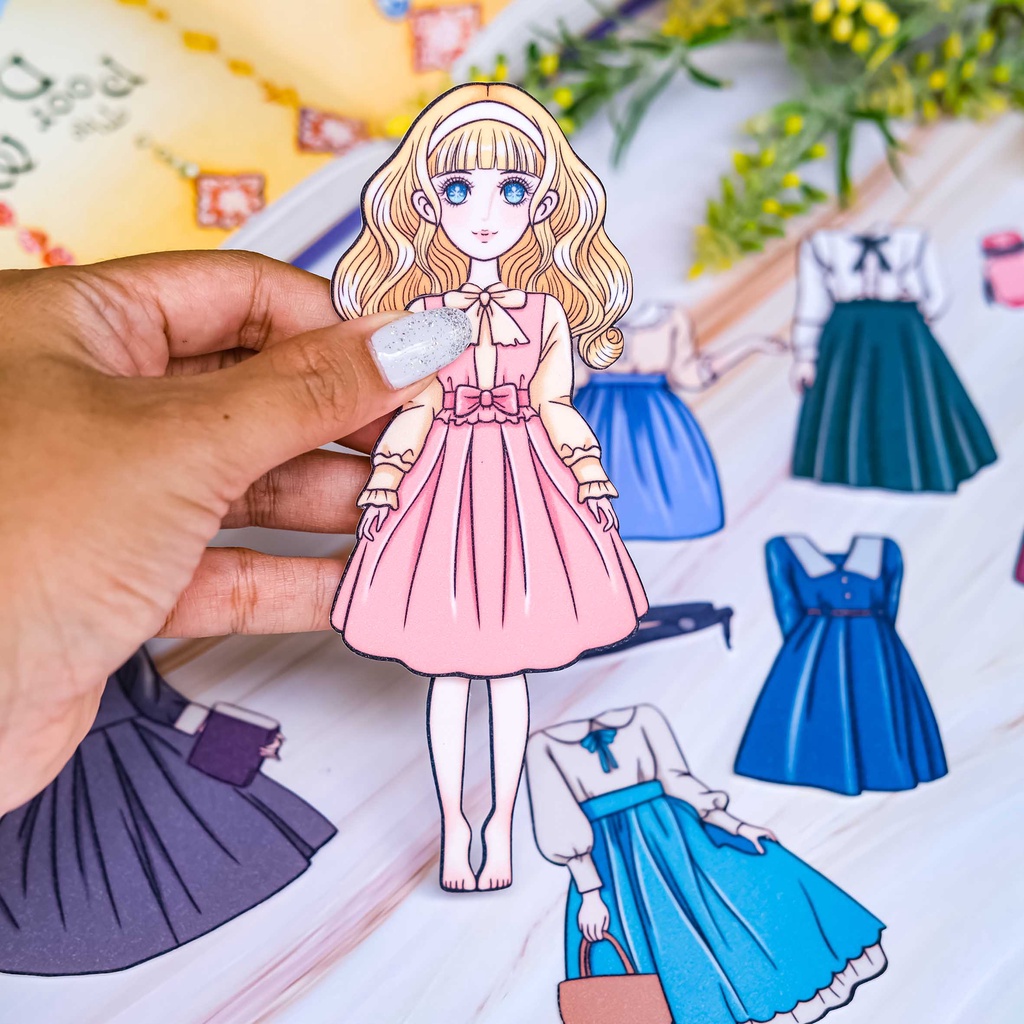littleredlady - “LOLITA DOLL” series Glitter Premium (Bepe bepean, Paper Doll, Bongkar Pasang, Barbi