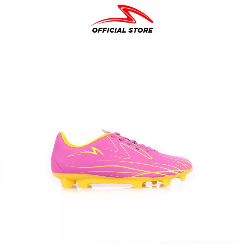 Specs Sepatu Sepakbola Accelerator Alpha Never Jr FG Vivid Orchid Dendilion 103159