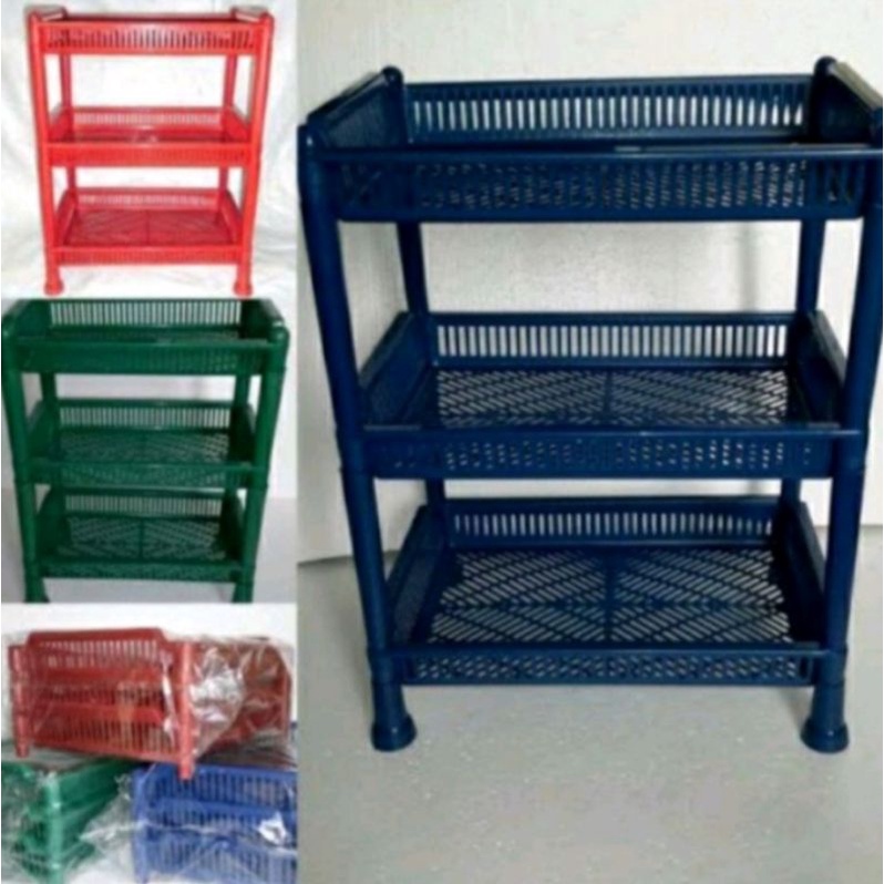 RAK PELASTIK VINCO JUMBO/ RAK SUSUN BESAR/ RAK SUSUN 3 SERBAGUNA