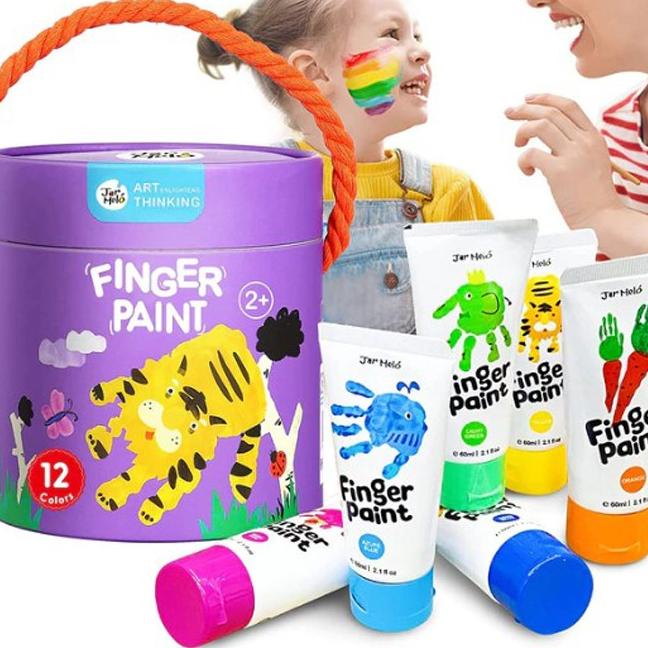 

Top Discount Joan Miro FInger Paint Kado Anak Cat Air Set Colors Washable Paint