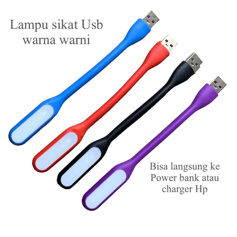 Lampu sikat usb lampu power bank