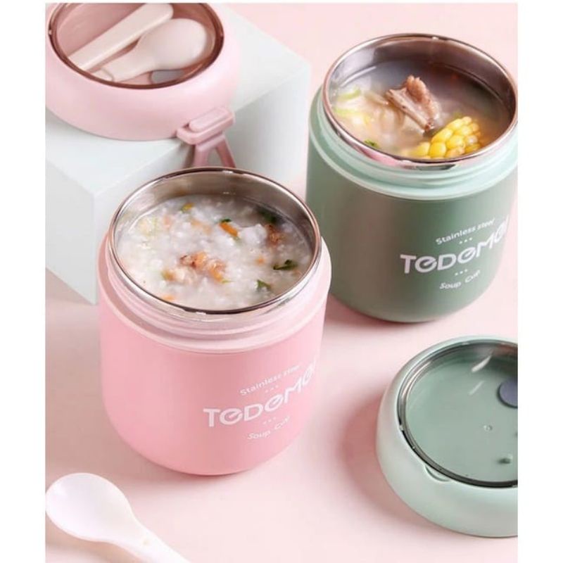 TEMPAT SOUP TEDEMAI CUP/TRAVEL SUP CUP / KOTAK BEKAL PLASTIK BPA FREE