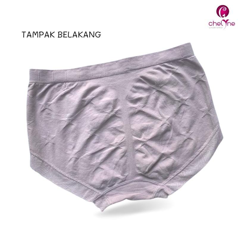 CD Wanita Chelyne Big Size Q8830 Bahan Rajut Seamless - Jumbo Renda Paha