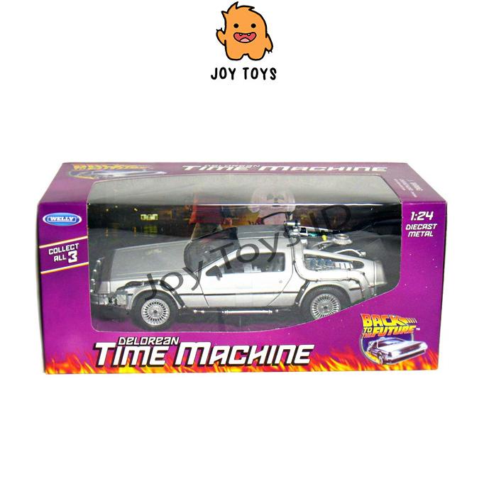 Diecast Mobil Delorean Time Machine Back To The Future Welly 124