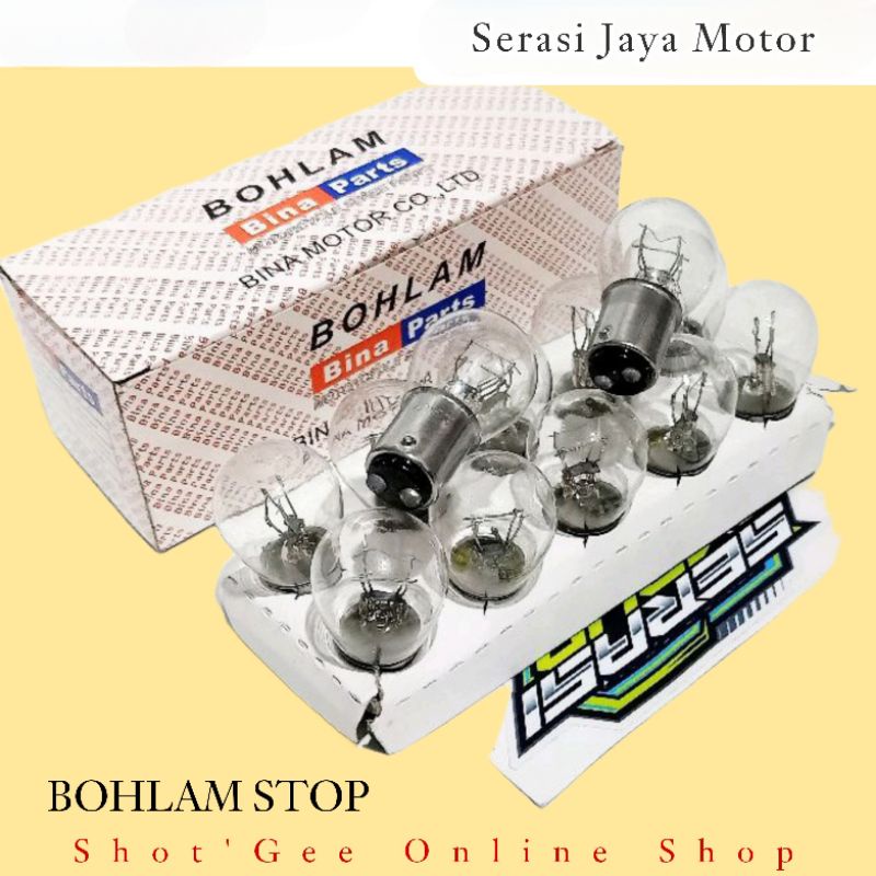 BOHLAM STOP BOHLAM BELAKANG 12V21/5W