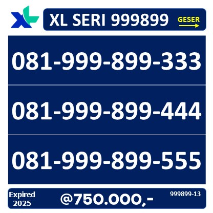 NOMOR XL PERDANA XL SUPER SUPER CANTIK