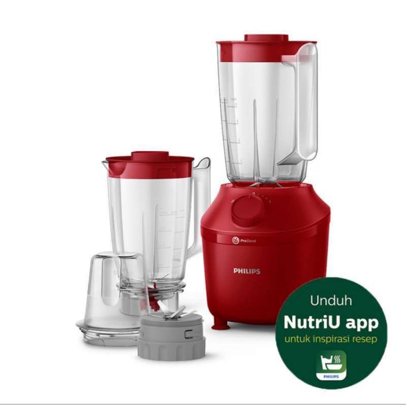 Philips Blender 1L Plastik HR2042/53 Series Blender  290 Watt Garansi Resmi