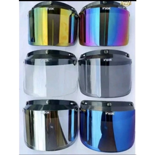 kaca helm injak Cargloss coating original