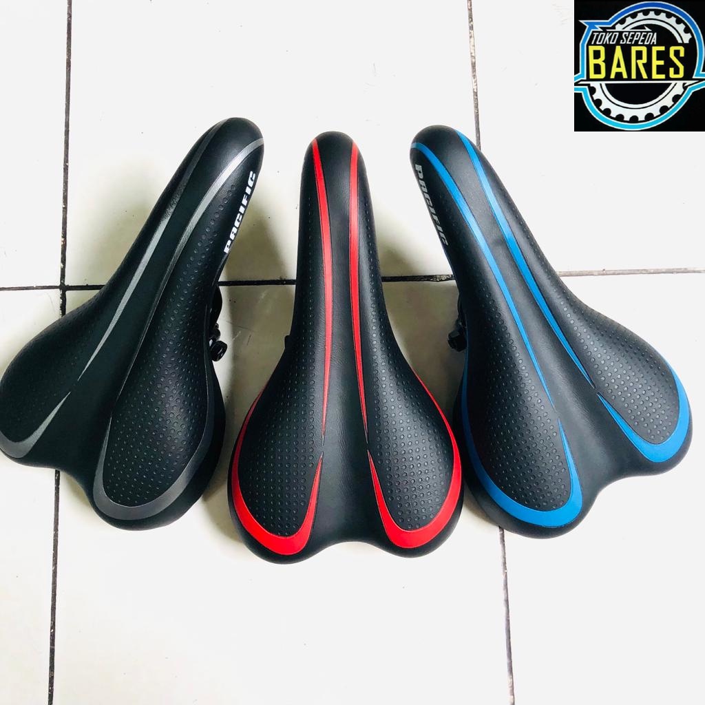 Sadel / Jok Sepeda MTB / BMX / Lipat Pacific SP-H163 / SP-H164 / SP-H113 / SP-H117 BK / Saddle