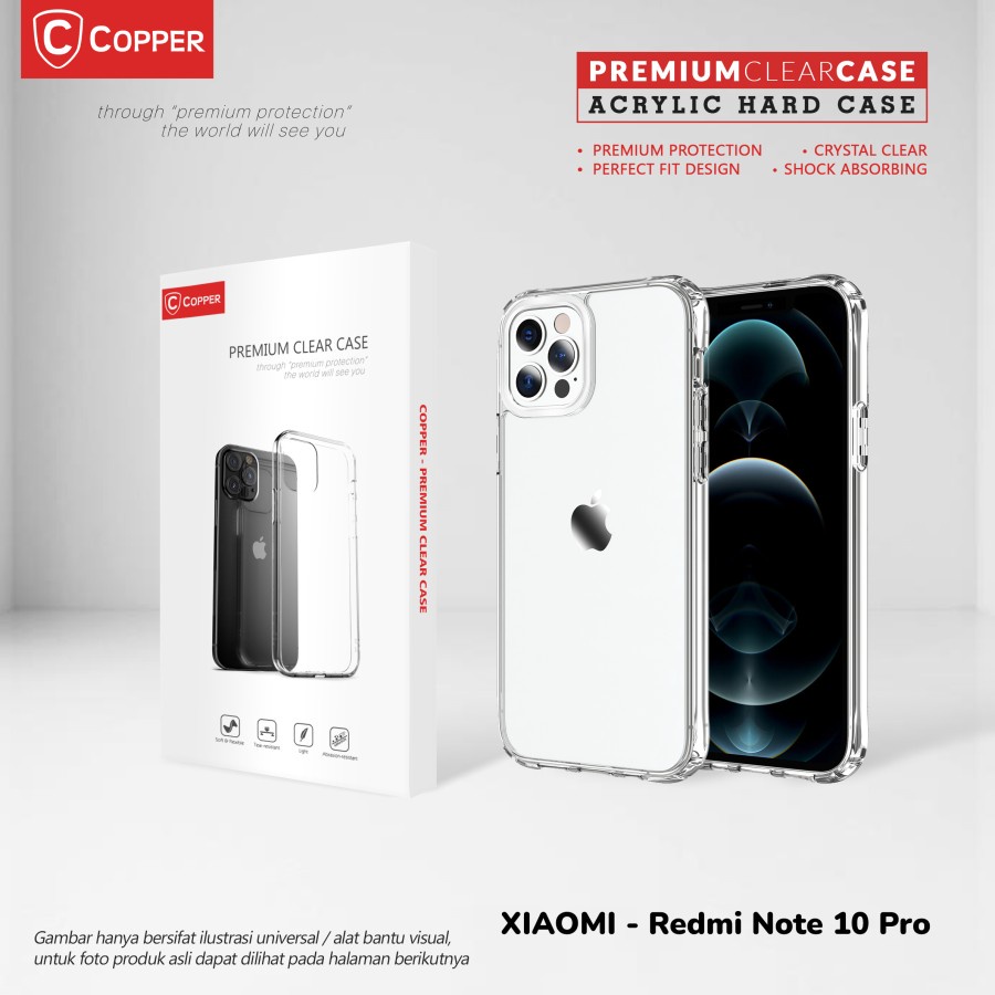 Redmi Note 10 Pro - COPPER Tempered Glass Privacy Anti Spy