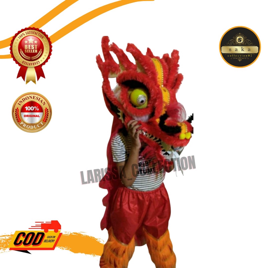 Naga Barongsai Mainan Anak Terbaru (Bisa COD)