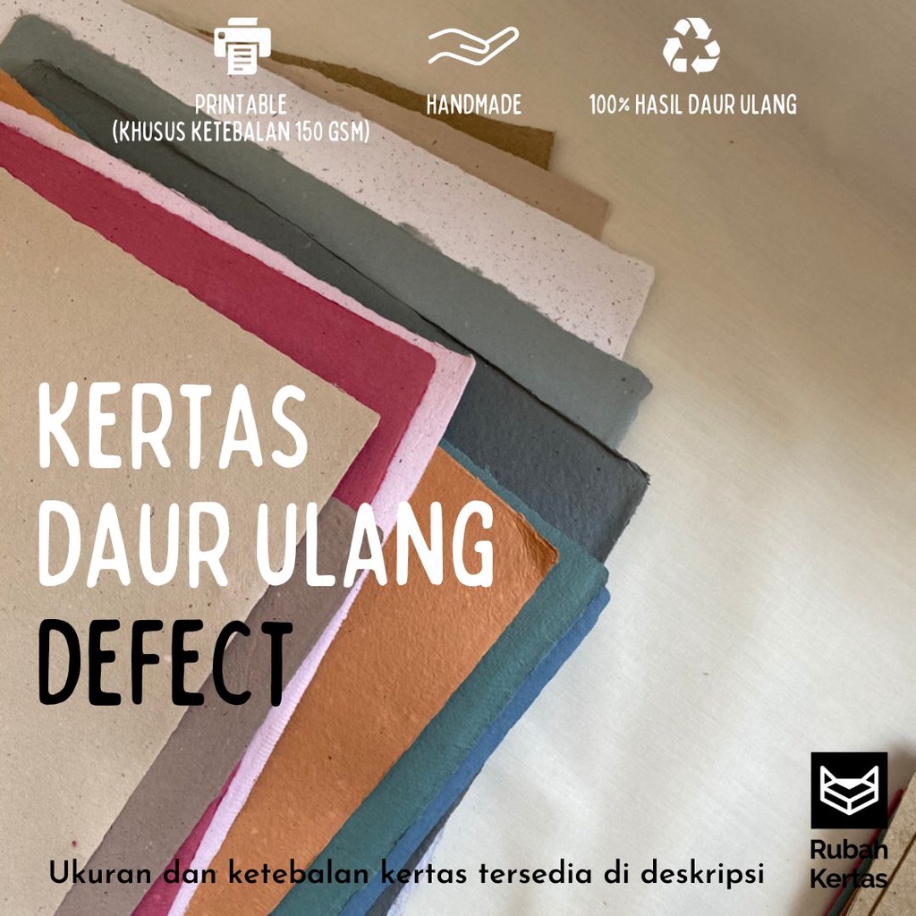 

DEFECT HANDMADE KERTAS DAUR ULANG