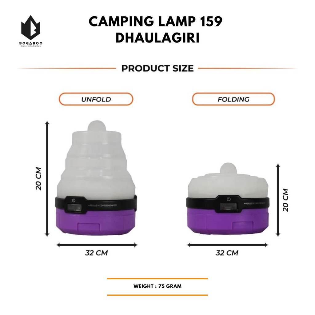 Lampu Tenda CL-159 - Lampu gantung - Lampu Tenda Dhaulagiri