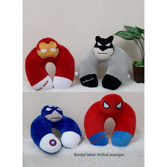 Bantal Leher Timbul Boneka Doraemon,Pooh,Koala Size 30cm/bantal mobil/bantal traveling/bantal karakter/