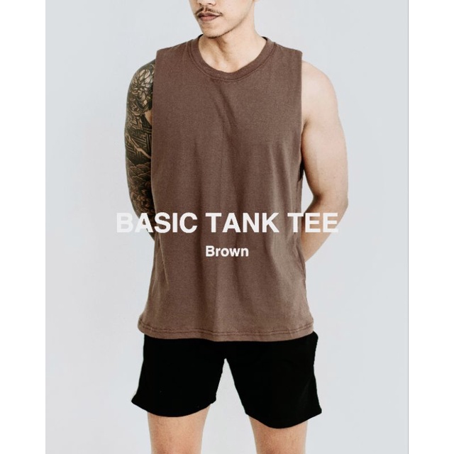 Tank Top Pria / Basic Tank Tee