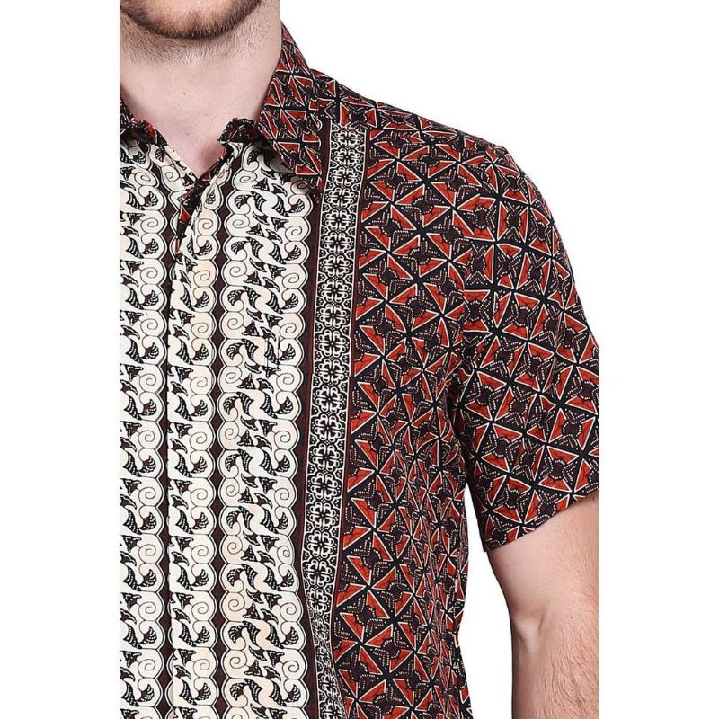 Adikusuma Hem Pria Batik Kawung Pita