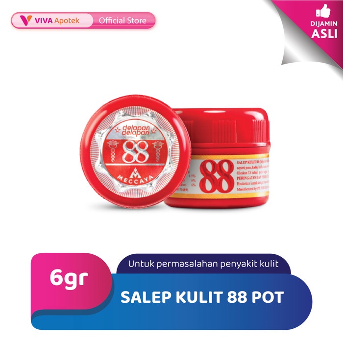 Original Salep Kulit 88 Pot 6 Gr Exp Baru