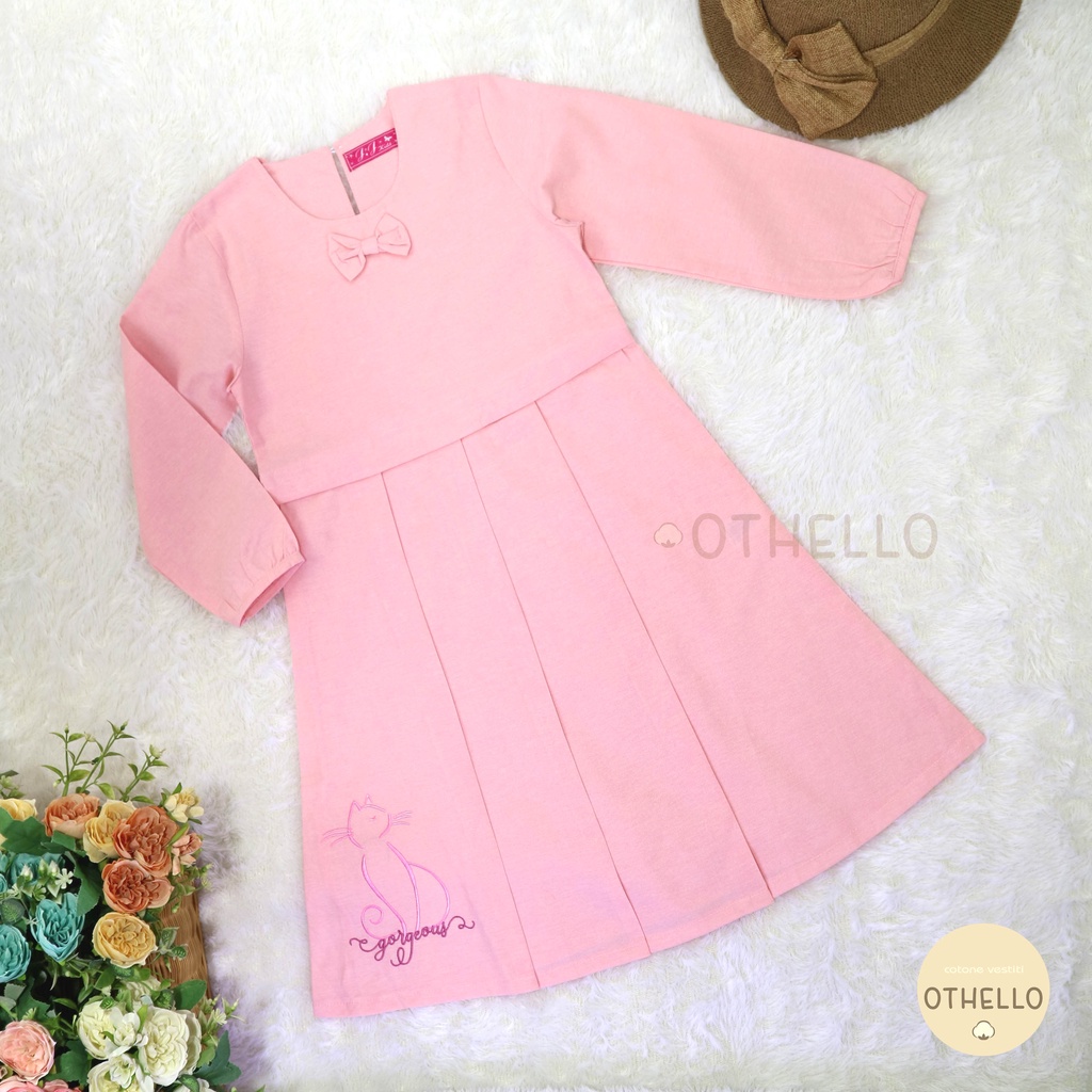 OTHELLO Dress SD-426/Dress Anak/4-6-8 Tahun
