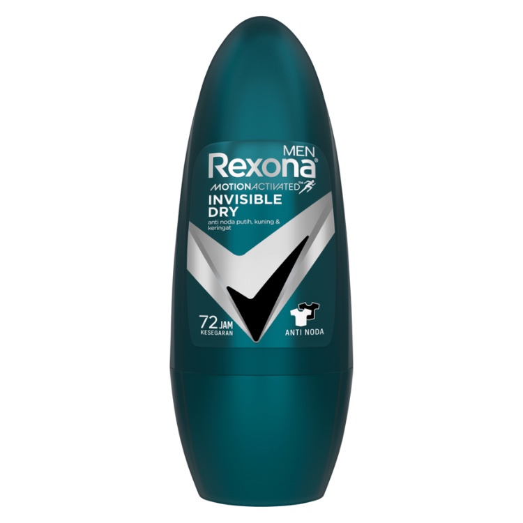 Rexona Men Deodorant Roll On Invisible Dry 45 ml