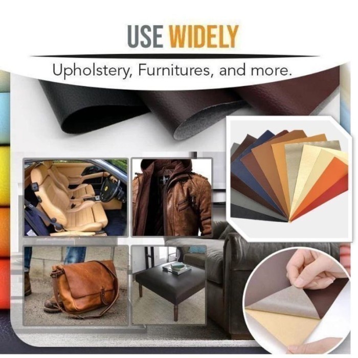 [Ready] Stiker Kulit Sofa - Karpet Kursi Sofa Meteran Berkualitas Import