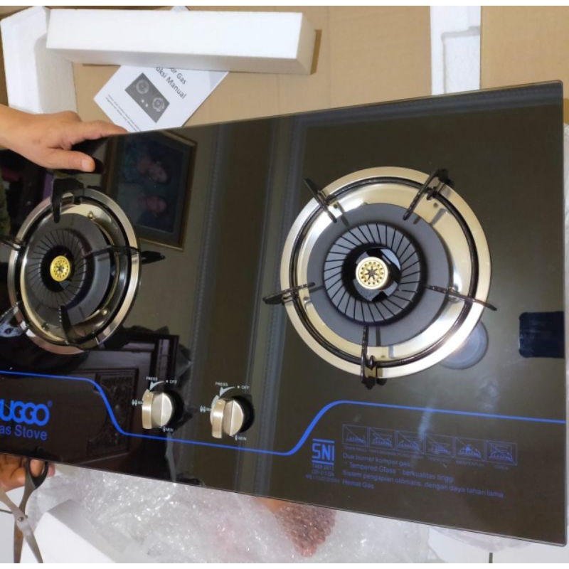 Kompor tanam suggo kaca gas SG208