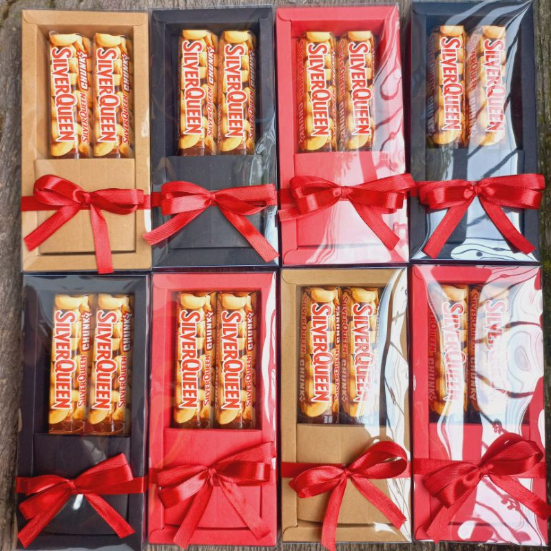 

COKLAT BOX SILVERQUEEN hampers chungky bar valentine coklat kotak silverwueen box