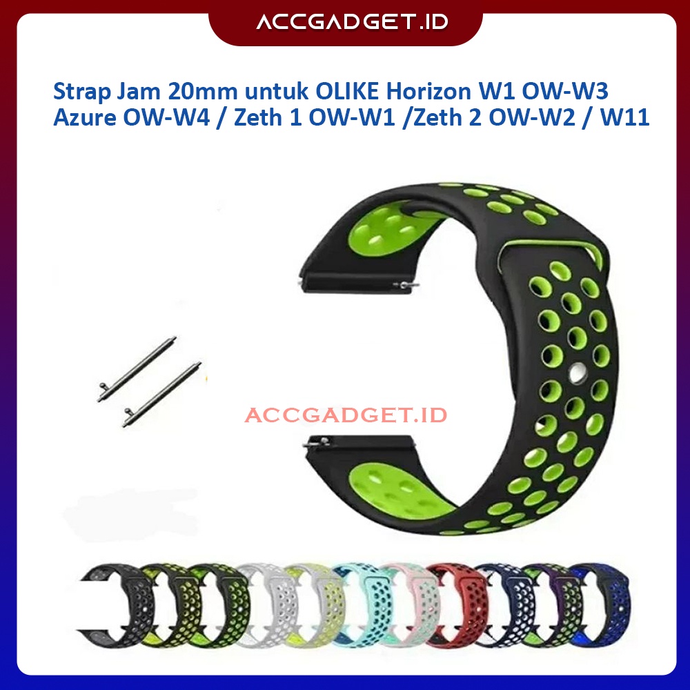 Tali Strap 20mm untuk OLIKE Horizon W1 OW-W3 Azure OW-W4 / Zeth 1 OW-W1 /Zeth 2 OW-W2 / W11 - Nk20 Strap