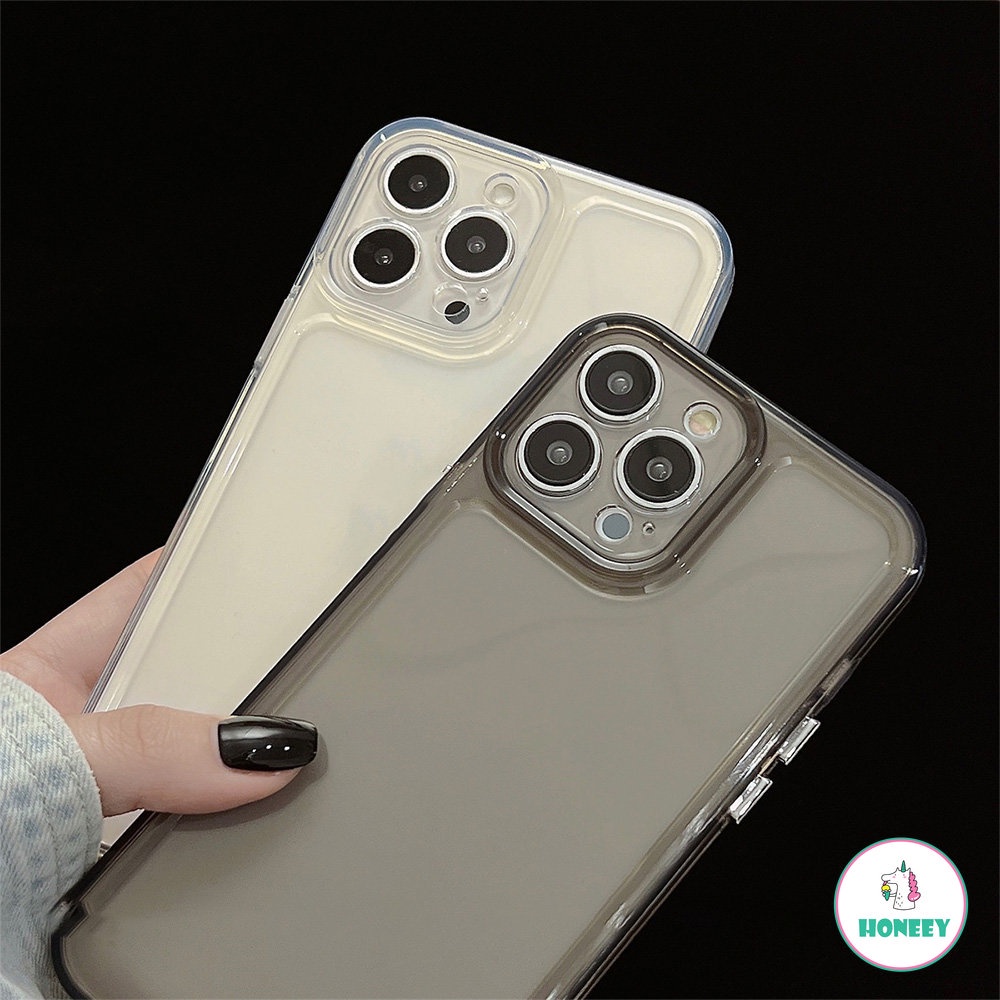 Soft Case TPU Bening Tahan Banting Tahan Debu Untuk IPhone 14 13 12 11 Pro Max X XR Xs Max 8 7 Plus