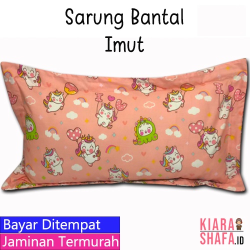 Sarung Bantal Imut Ukuran 60 x 30 cm