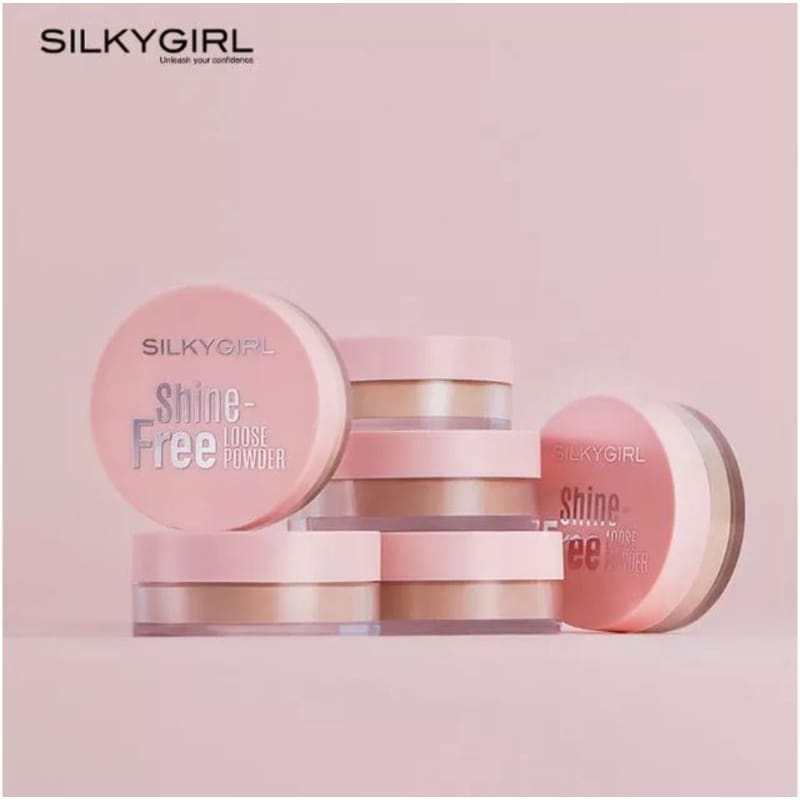 SILKYGIRL shine free loose powder/ face powder