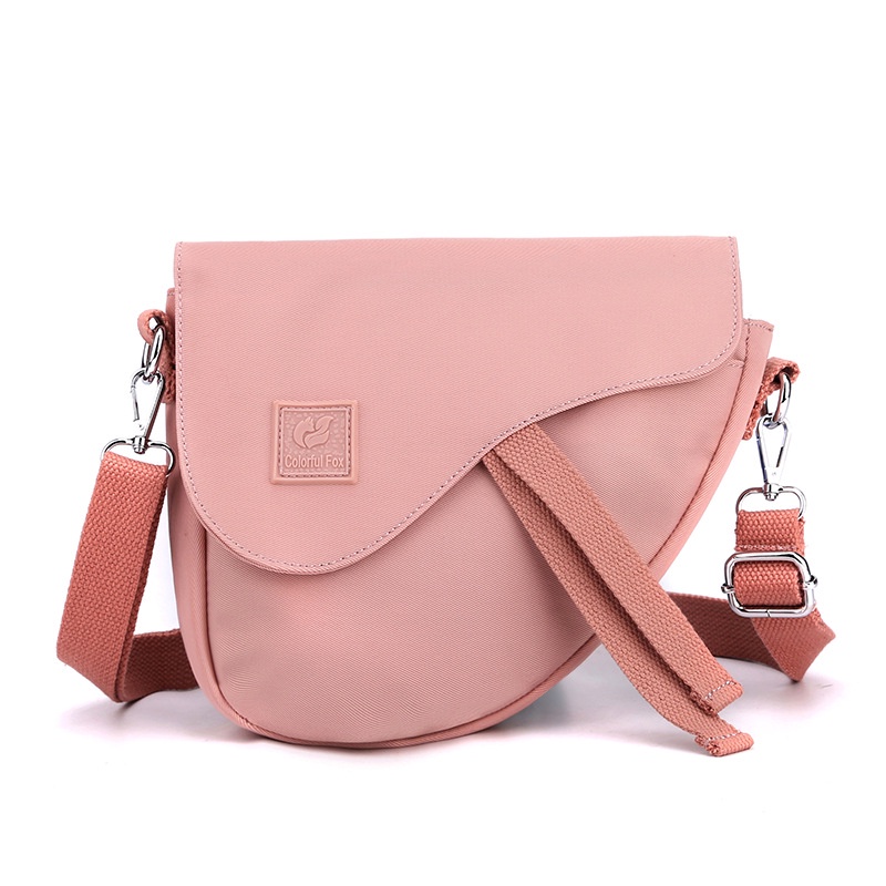 TAS SELEMPANG WANITA SENATIA TA724P3 SLING BAG KOREA LUCU REMAJA KEKINIAN KANVAS PINK CEWEK BAHU SHOULDER PREMIUM IMPORT BRANDED BATAM SIMPLE FASHION CASUAL MURAH BATAM