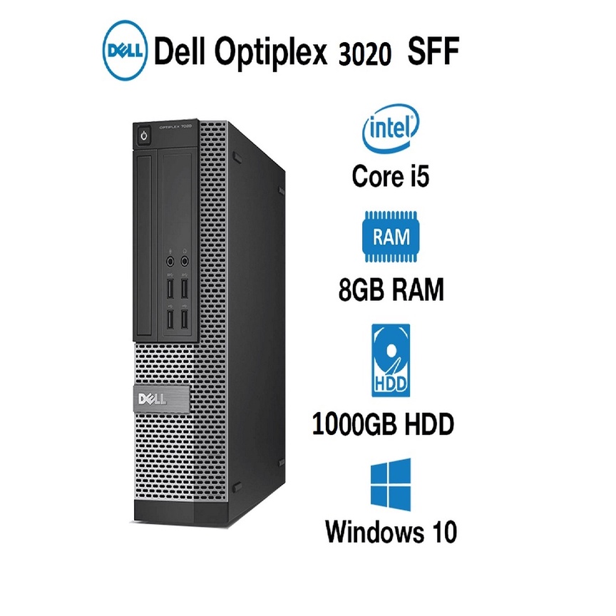 KOMPUTER MINI PC DELL SFF CORE I5 GEN4 RAM 8GB HDD 1TB HEMAT TEMPAT