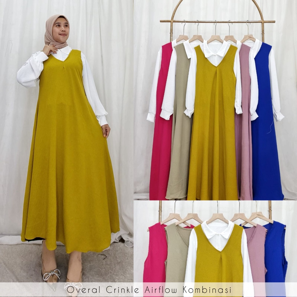 VIORA MIDI 2IN1 WANITA TERBARU ARRAZAQU COLLECTION