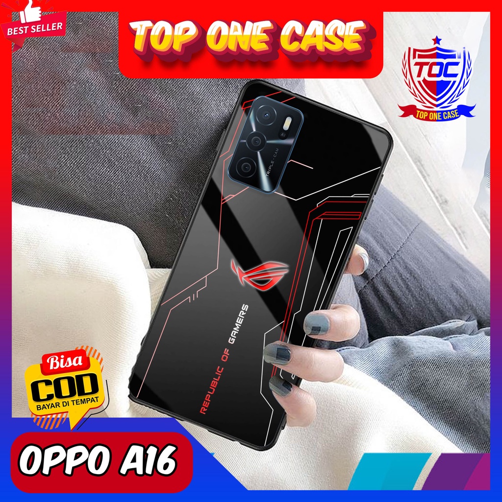 Case OPPO A16 - Casing OPPO A16 Terbaru Top One Case [ MOTIF ROG ] Casing Hp OPPO A16 - Silikon Hp O