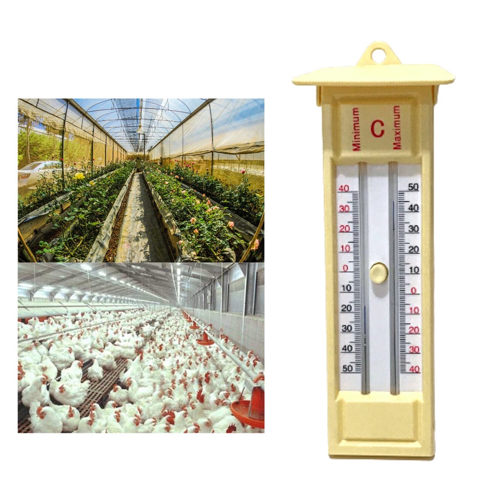 [GRAY.STORE178] Termometer Maksimum Minimum -Thermometer Max Min  -40 s/d 50℃ - TMM