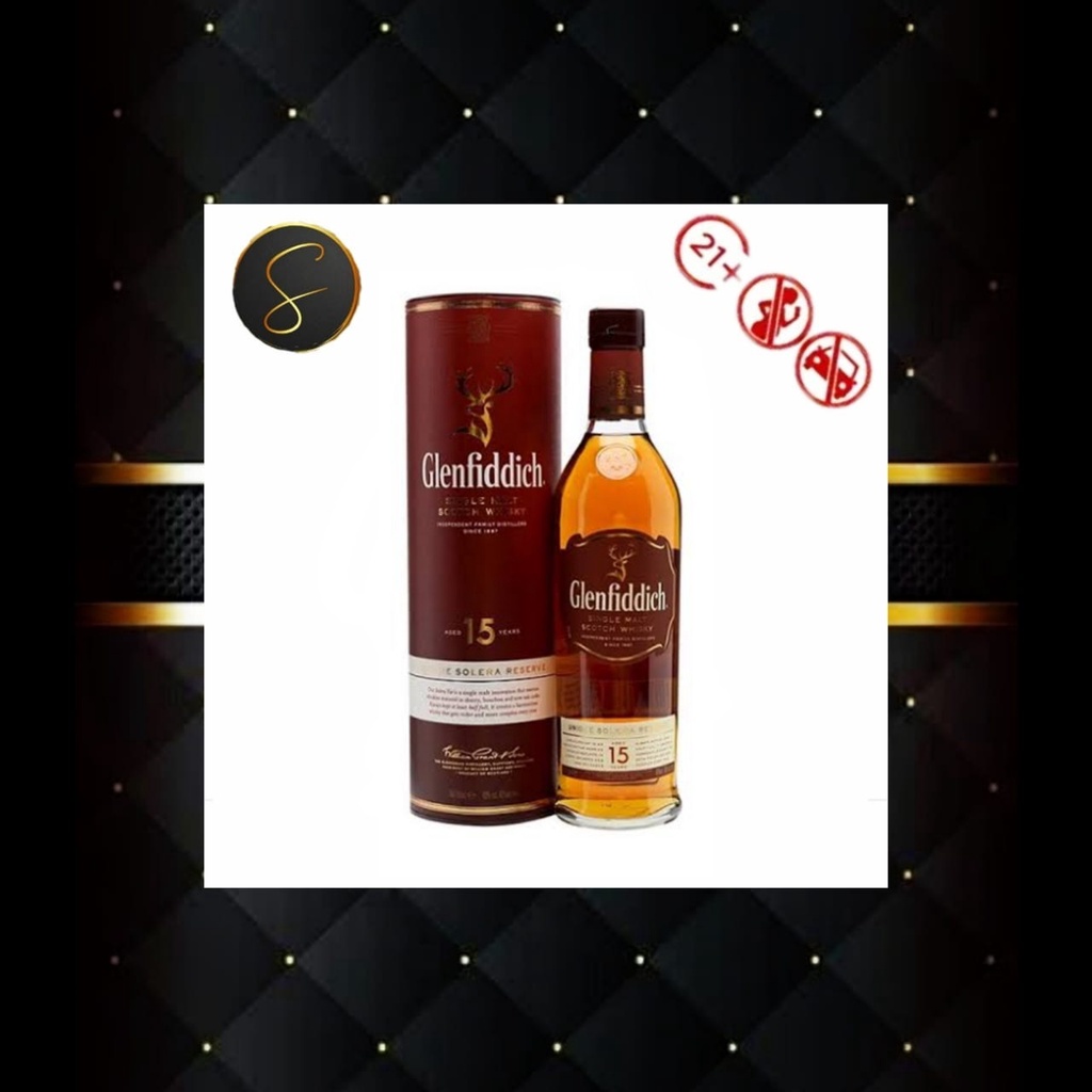 glenfiddich aged 15 years old yo single malt scotch whisky 700ml