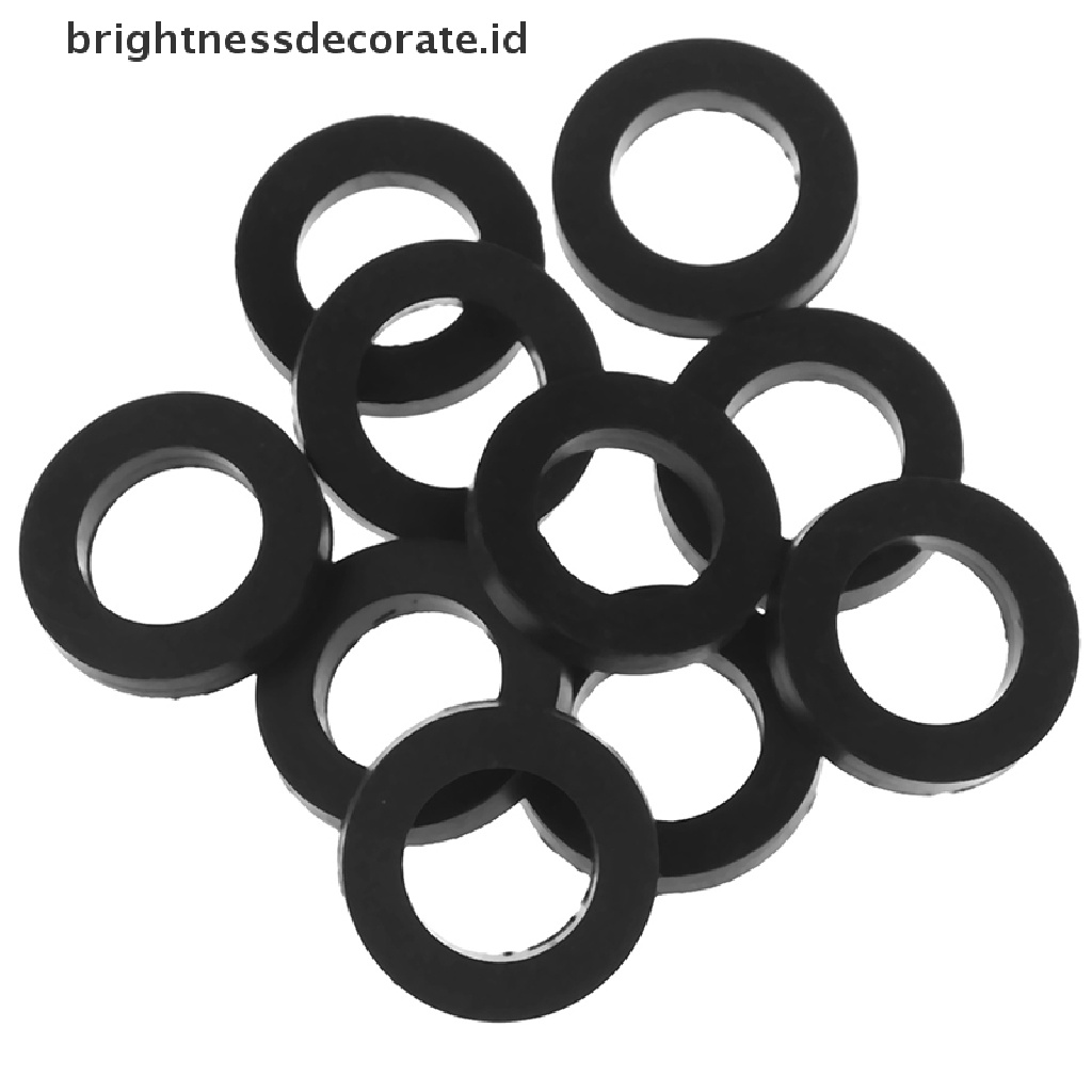 [Birth] 1per2 &quot;3Per4&quot; 1 &quot;Rubber Ring Silicon PTFE Flat Gasket Sealing Ring Untuk Shower Nozzle [ID]