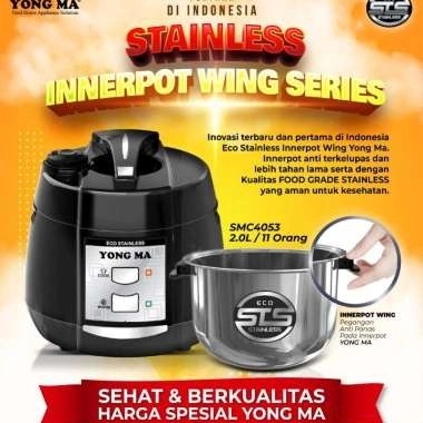 SMC-4053 YONGMA RICE COOKER 2 LTR MAGIC COM YONG MA STAINLESS SMC4053 #ORIGINAL