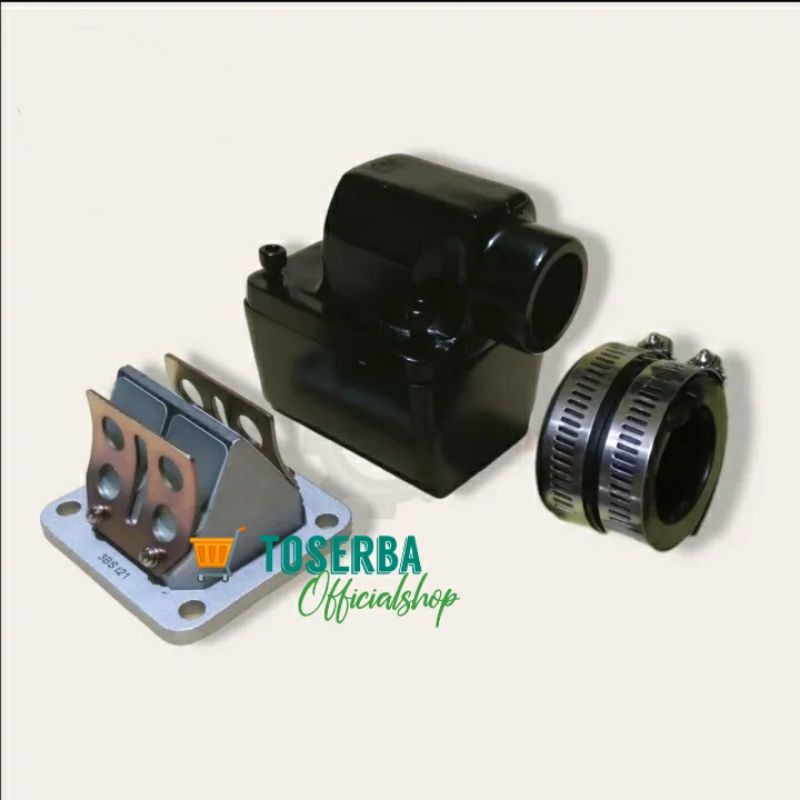 INTAKE RXZ KOMPLIT MANIFOLD MANIPOL SUSUN VESPA KOMPLIT + MEMBRAN INTEK