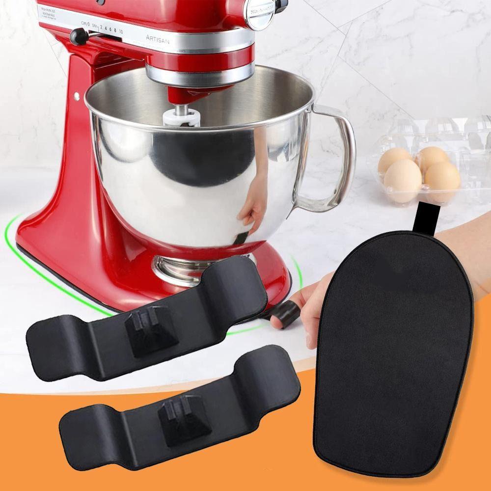 Solighter Mixer Mover Slider Mat Air Fryer Cord Wrapper Dan Attachment Mixers Accessories Pad Untuk Peralatan Meja Mixer Sliding Mat Untuk 4.5-5 Qt