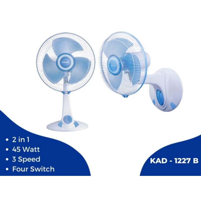 Jual Kipas Angin MIYAKO 9 inci KAD 927B PL / Desk Fan 9 inci MIYAKO